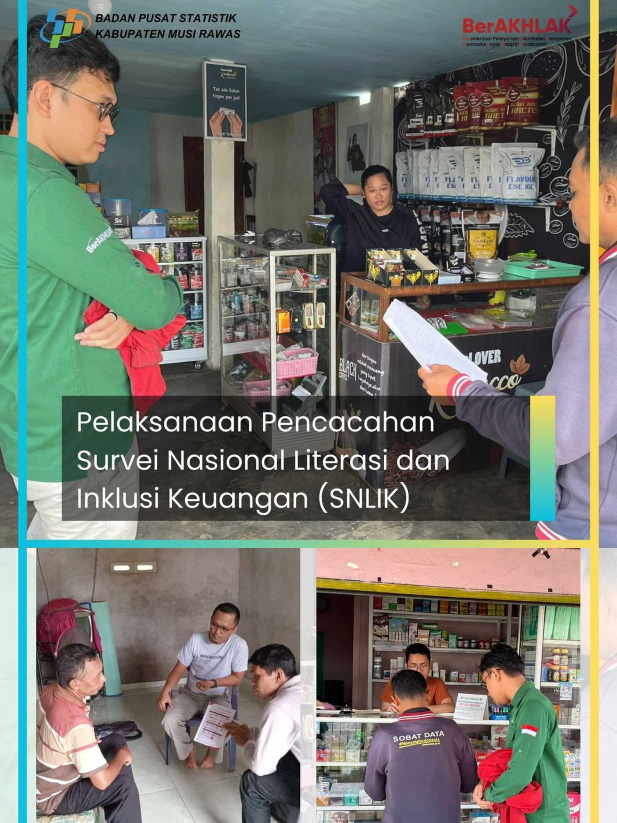 PELAKSANAAN PENCACAHAN SURVEI NASIONAL LITERASI DAN INKLUSI KEUANGAN (SNLIK) 