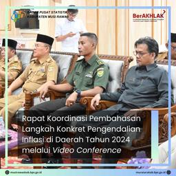 Rapat Koordinasi Pembahasan Langkah Konkret Pengendalian Inflasi di Daerah Tahun 2024