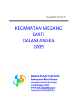 Kecamatan Megang Sakti Dalam Angka 2009